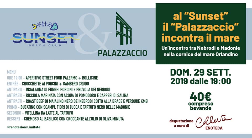 MANGIAR BENE – Al “Sunset”, il “Palazzaccio” incontra il mare