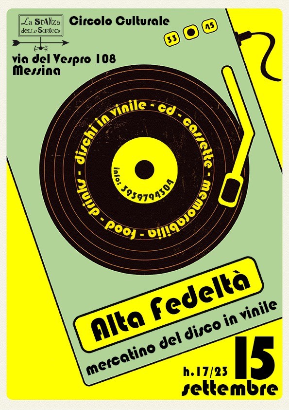 ALTA FEDELTÀ – Ritorna il mercatino del vinile di Messina