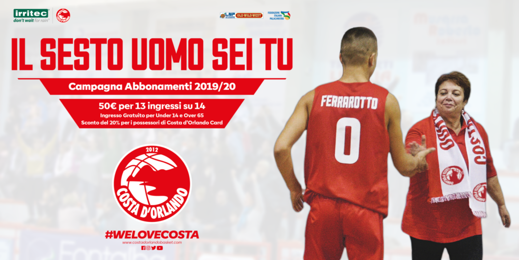 IRRITEC CAPO D’ORLANDO – “Il Sesto Uomo Sei Tu”