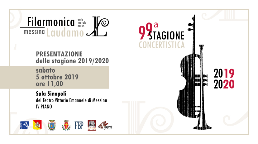 FILARMONICA LAUDAMO MESSINA – Presentazione della 99ª stagione concertistica 2019/2020