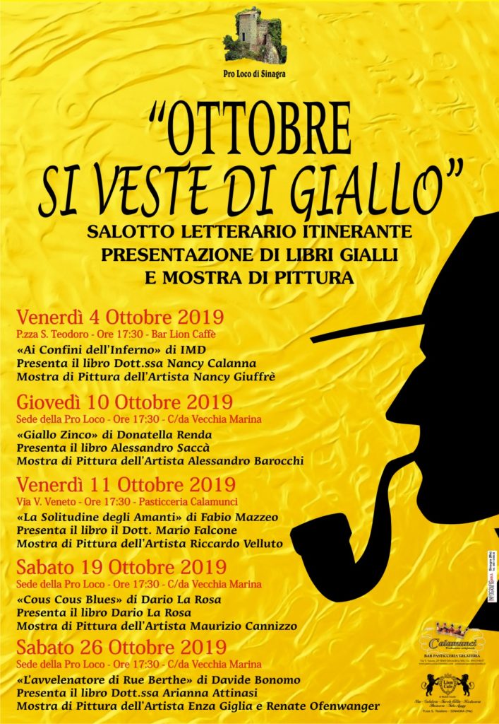 SINAGRA – Al via la quarta edizione ‘Ottobre si veste di giallo’