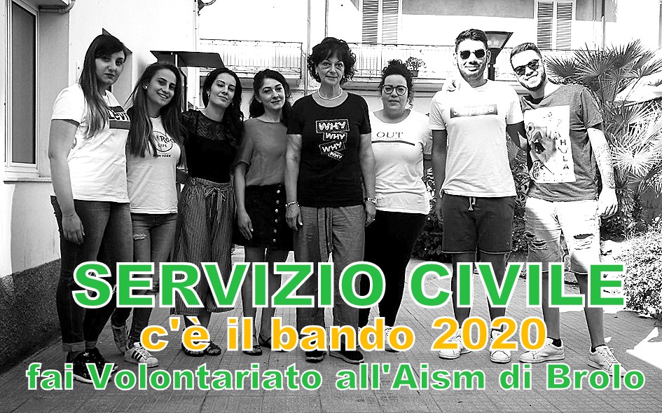 SERVIZIO CIVILE UNIVERSALE – Pubblicato il Bando. A Brolo sette posti disponibili al centro Aism