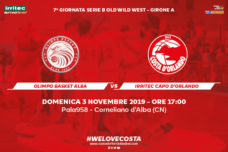 IRRITEC COSTA D’ORLANDO – Ad Alba la prossima trasferta Costa