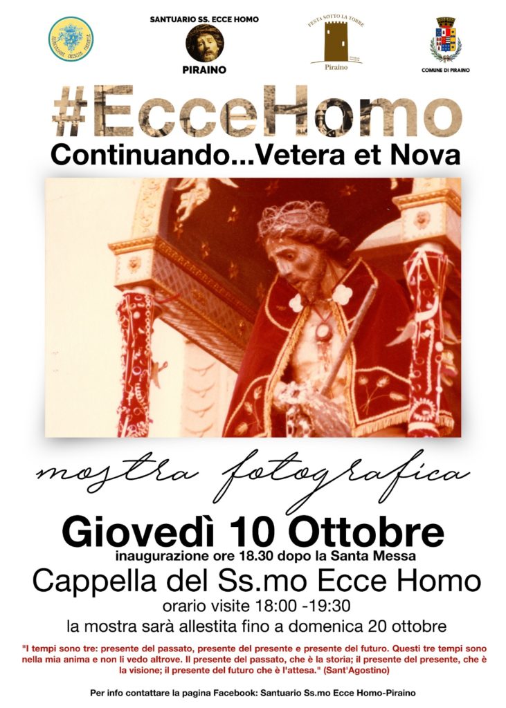 PIRAINO – Al via i festeggiamenti del SS. Ecce Homo
