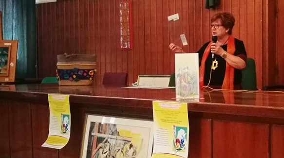 ANGELA GIORDANO – Da quel quadro da donare al Papa alla “nuova primavera dell’anima”