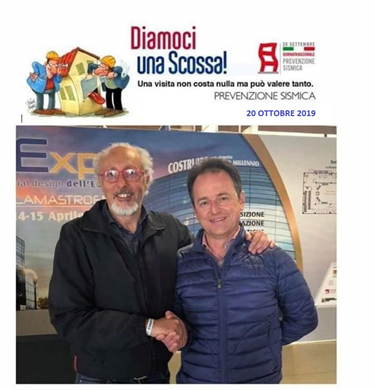 PREVENZIONE SISMICA – Ingegneri e Architetti aderiscono all’iniziativa ‘Diamoci una scossa’