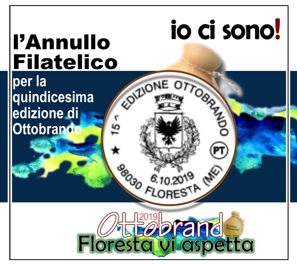 ANNULLI FILATELICI – Fino ad inizio di dicembre disponibile “il bollo” per i 15anni di Ottobrando alle Poste di Patti