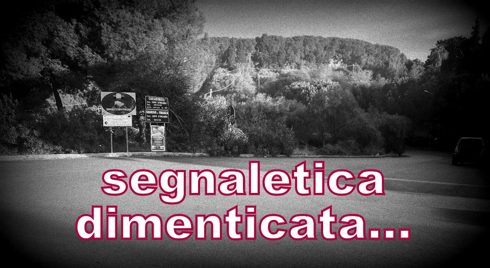 OPS … – La segnaletica sulla “Statale 116” che manca ormai da mesi