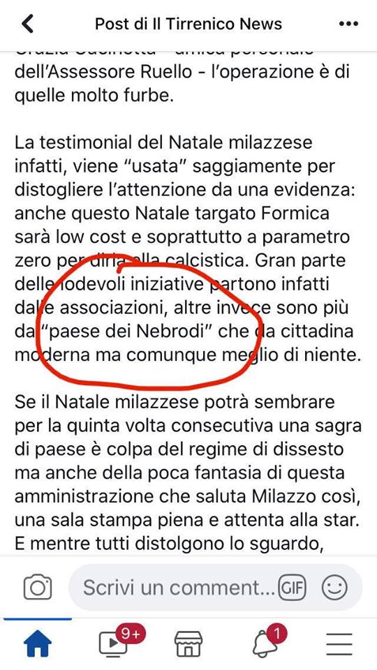 “CAUTELA” NEI GIUDIZI – I Nebrodi come “terzo mondo”. Un esempio che non calza assolutamente