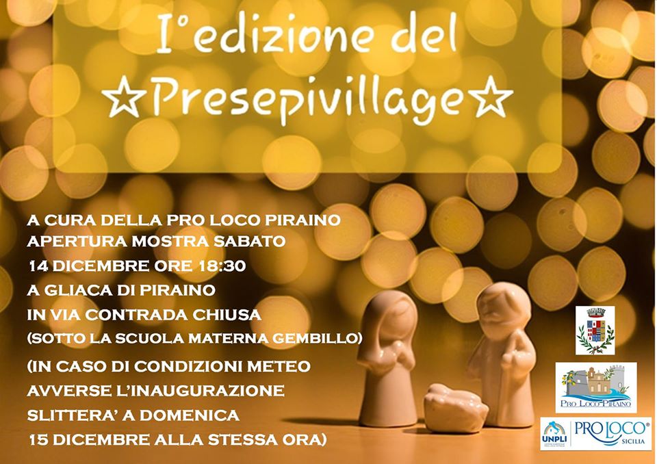 GESTI D’AMORE – A Piraino la Pro Loco “inventa” Presepivillage