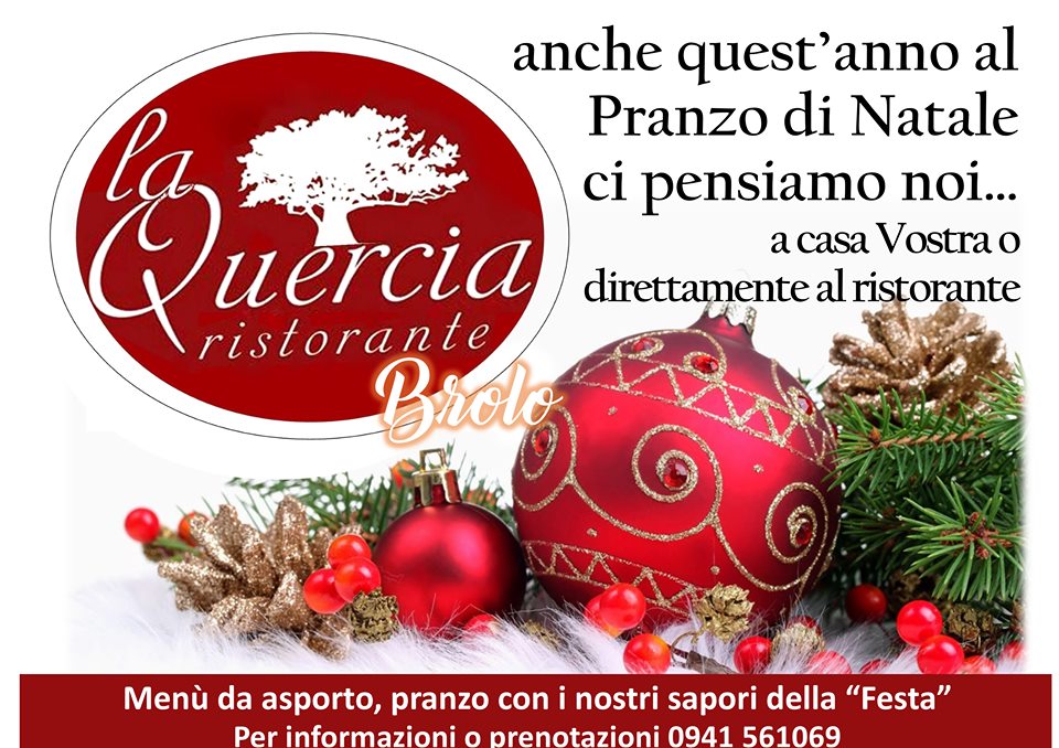 Immagini Del Buon Natale.Il Buon Natale Con I Manicaretti Del Ristorante La Quercia Di Brolo Scomunicando