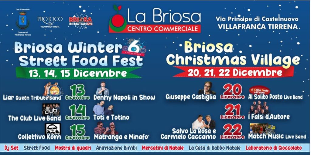 LA BRIOSA – Parte la sei giorni di musica, spettacoli e tanta solidarietà