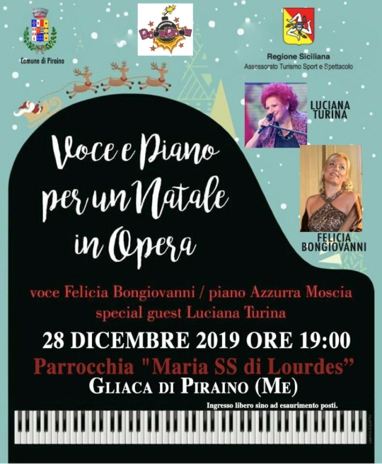 NATALE IN OPERA – Questa sera a Piraino