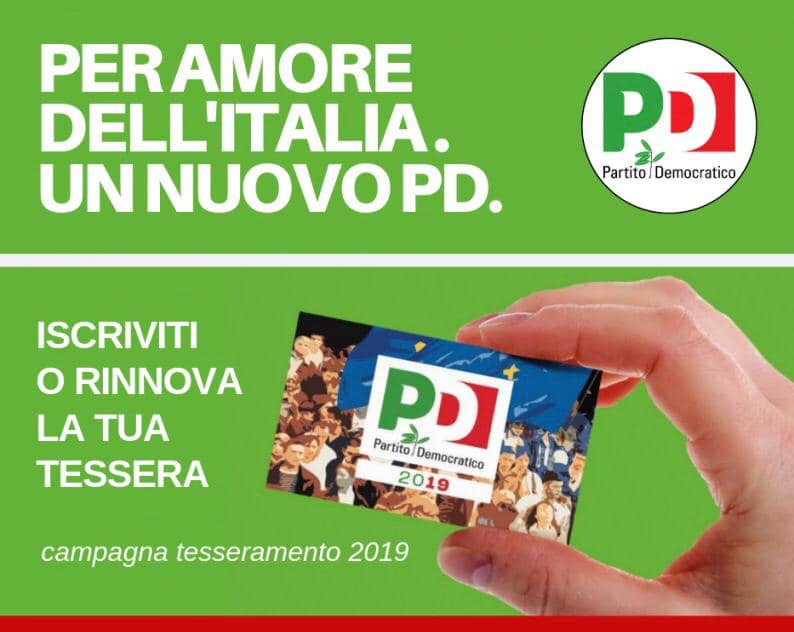 PARTITO DEMOCRATICO – Prosegue la campagna di tesseramento. Gli incontri previsti in provincia di Messina