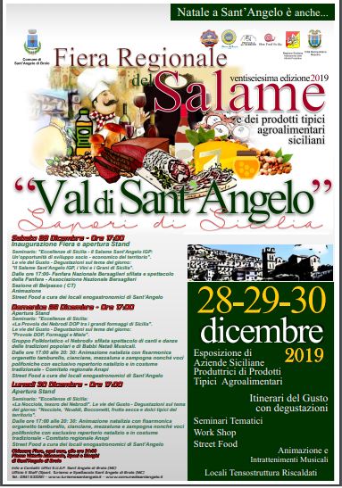 XXVI FIERA DEL SALAME – A Sant’Angelo di Brolo tutto è pronto. Domani si inizia
