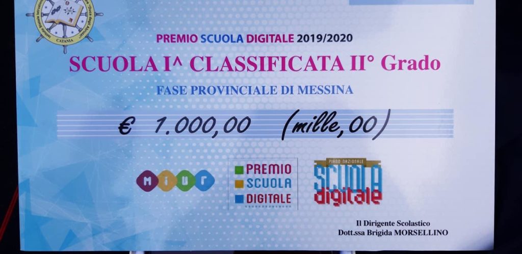 PATTI – Il “Borghese Faranda” nella fase regionale del Premio Scuola Digitale
