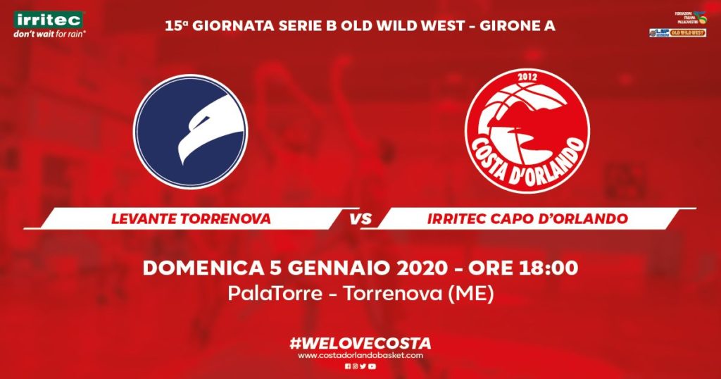 IRRITEC CAPO D’ORLANDO – Domenica il derby dei Nebrodi