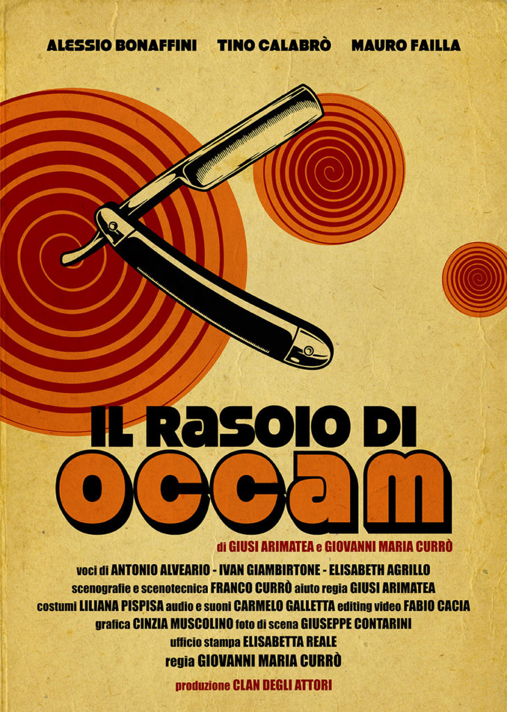 TEATRO – Evento speciale al Clan Off “Il rasoio di Occam” in replica