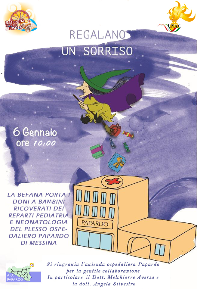 EPIFANIA – ‘Regaliamo un Sorriso’ l’iniziativa dedicata ai bambini ricoverati in ospedale