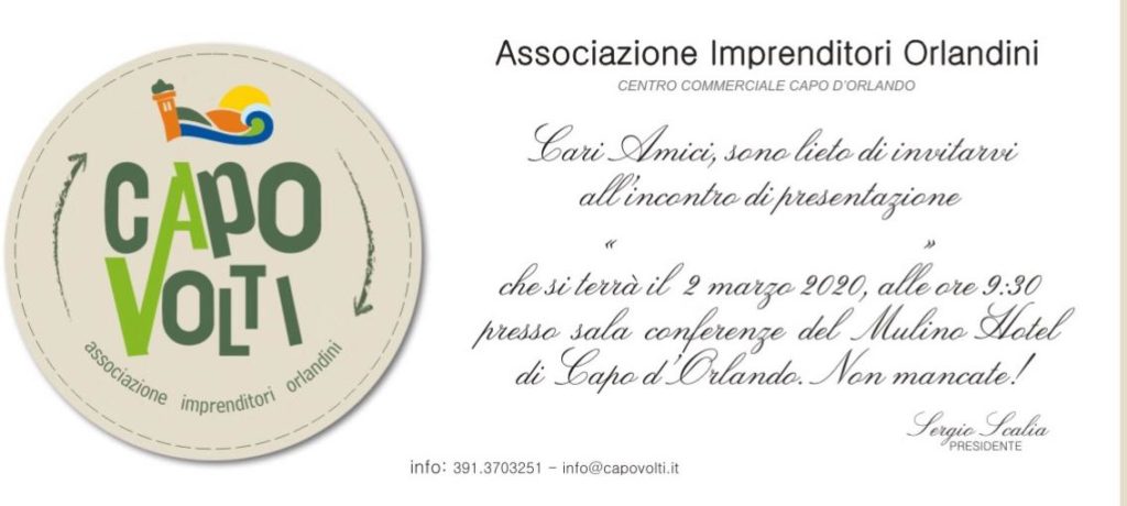 CAPOVOLTI – La nuova associazione di imprenditori orlandini