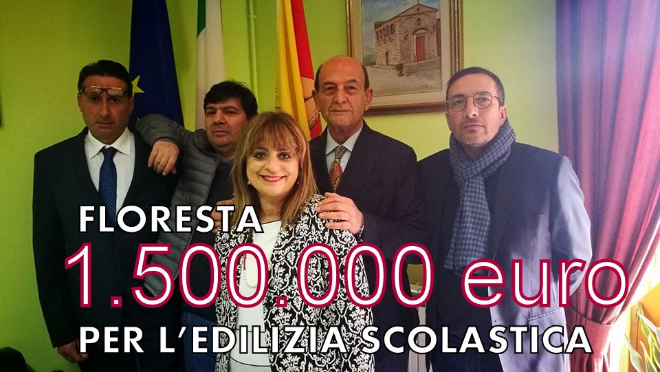 FLORESTA – 1.500.000 euro per l’edilizia scolastica