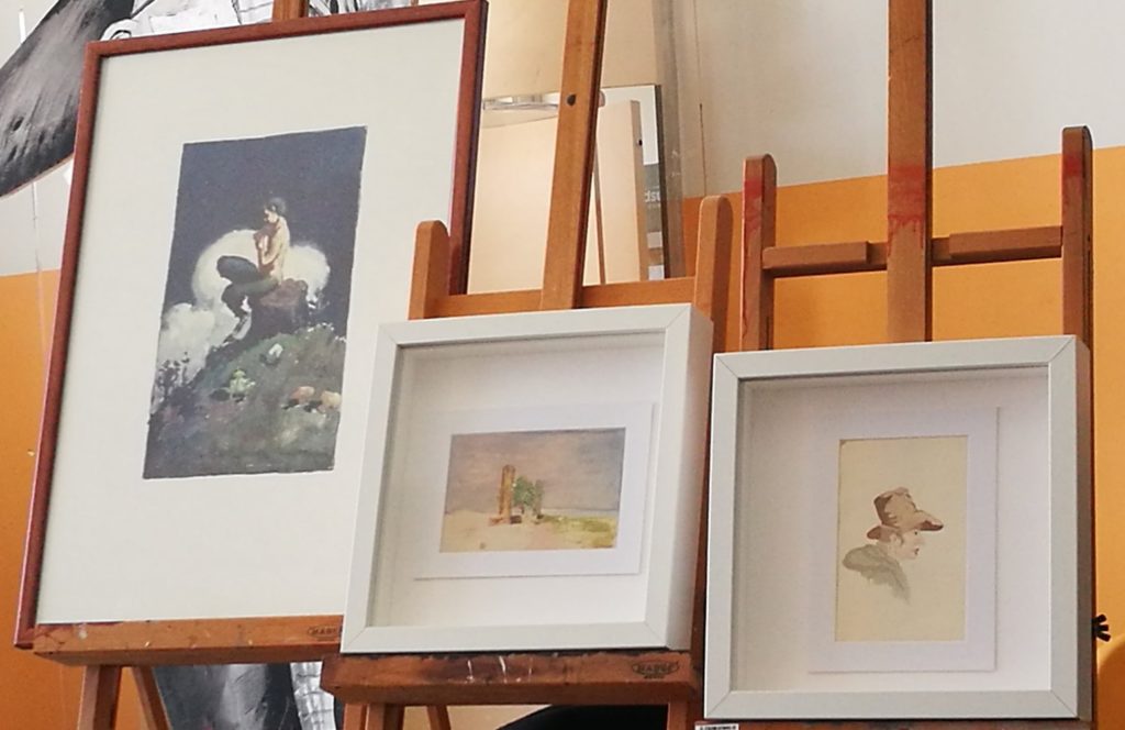 INEDITI – Acquerelli giovanili di Casimiro Piccolo presentati all’Artistico di Capo d’Orlando