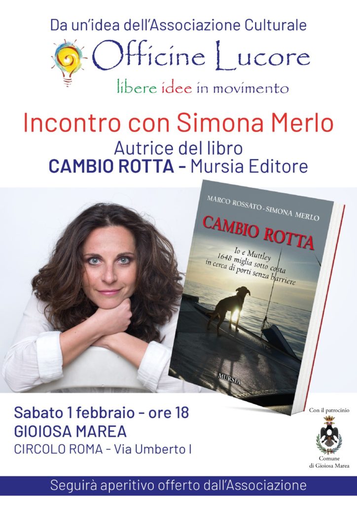 GIOIOSA MAREA – “Cambio Rotta” il libro di Simona Merlo al Circolo Roma