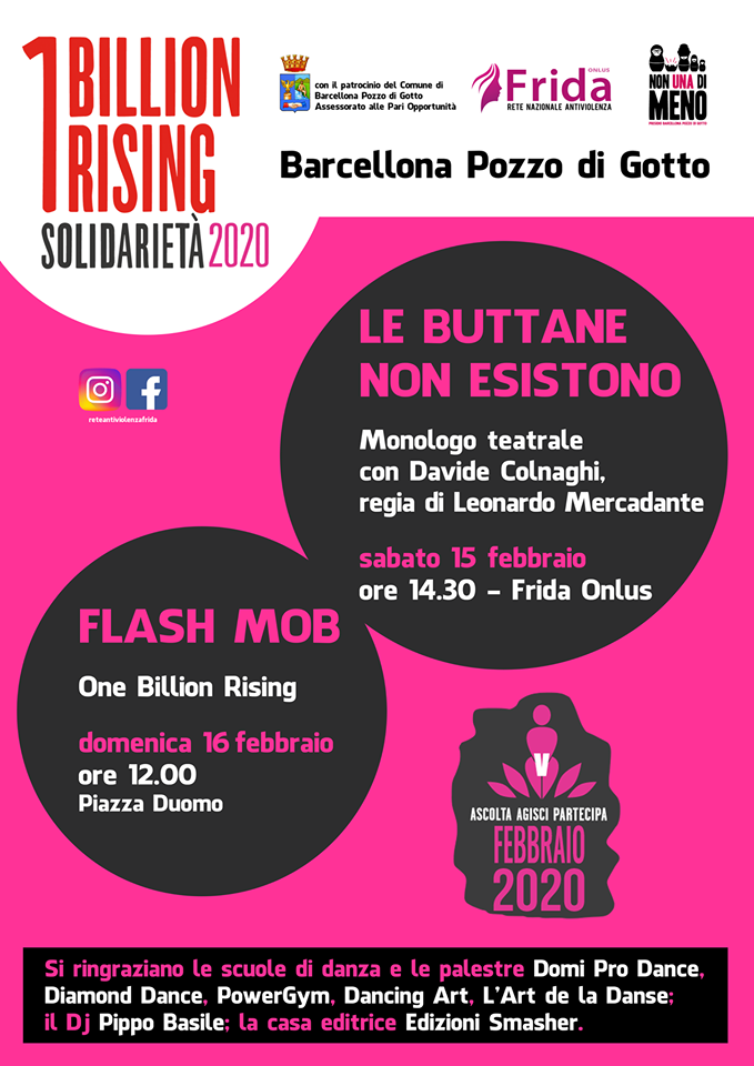 ONE BILLION RISING – Sabato e domenica a Barcellona P.G.