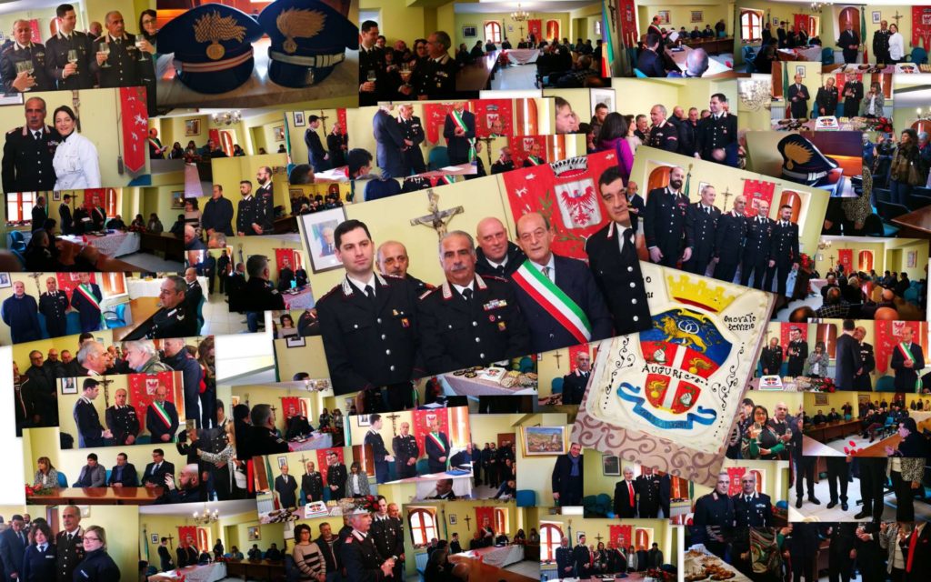 TRA FOTO E DISCORSI – I saluti della comunità florestana al maresciallo Pascale