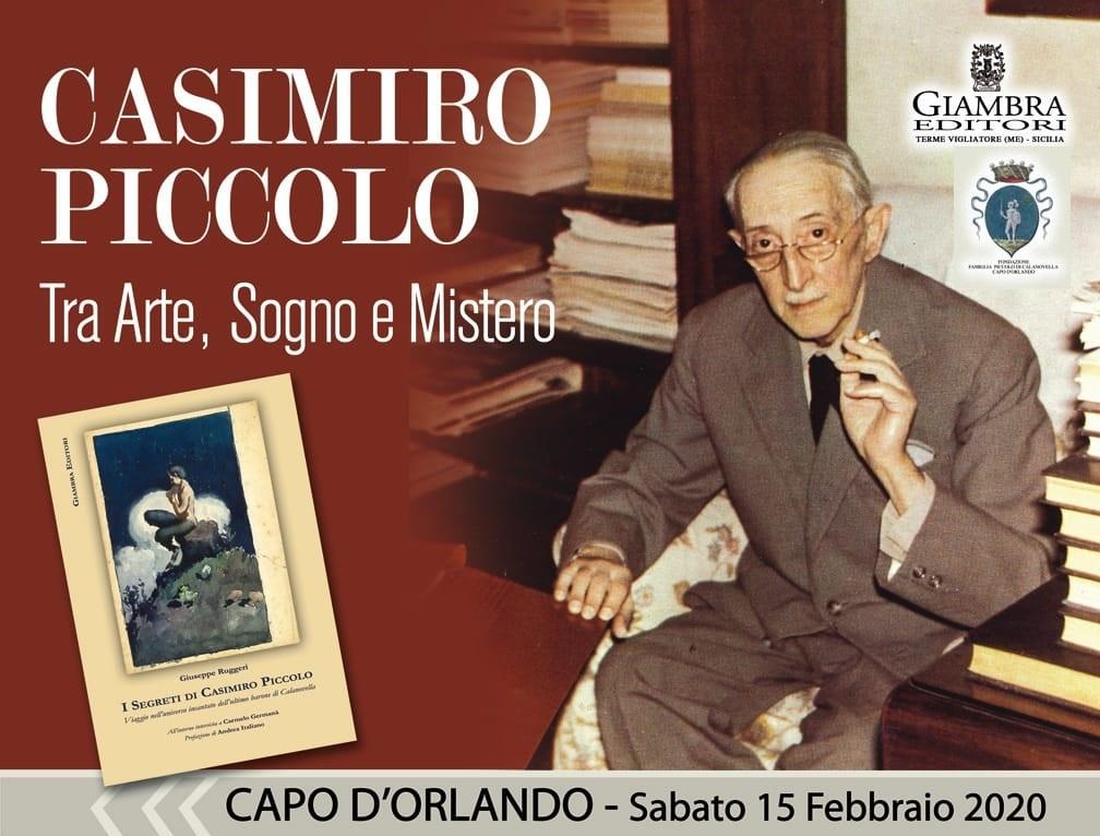 VILLA PICCOLO – Sabato 15 febbraio la presentazione del libro “I segreti di Casimiro Piccolo” di Giuseppe Ruggeri