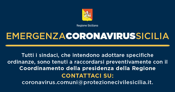 CORONAVIRUS – Ordinanze sindaci devono essere concordate con la regione