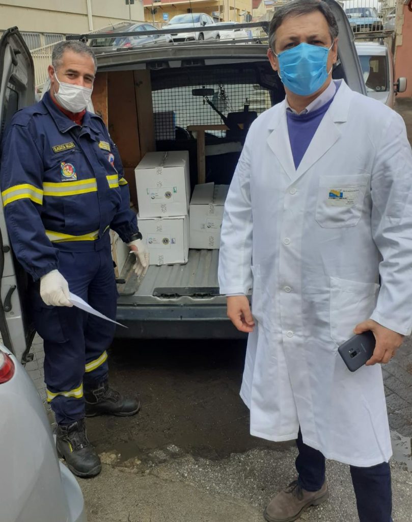 LIONS CLUB SANT’AGATA M.LLO – Consegnati pacchi di viveri