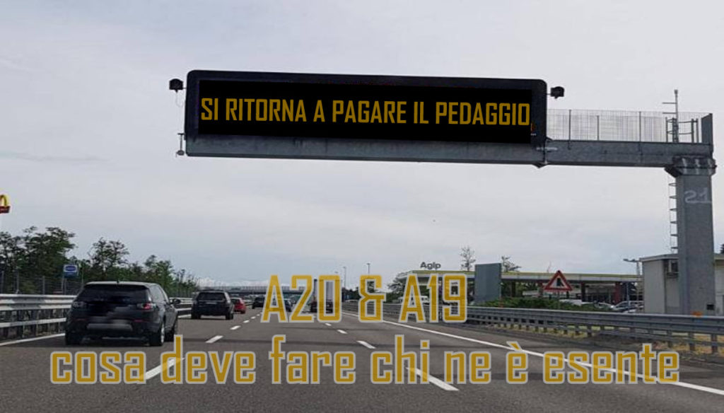 PEDAGGI IN AUTOSTRADA – Da oggi ritornano… Come non si pagano