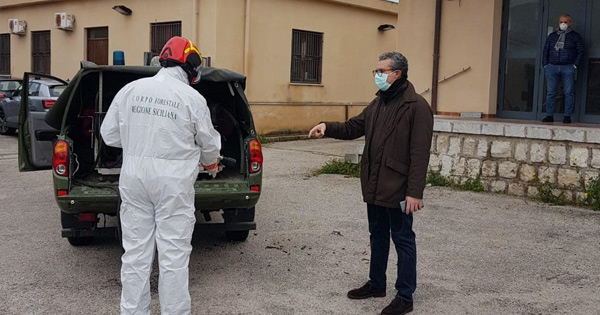 CORONAVIRUS – Corpo forestale farà la sanificazione nei Comuni
