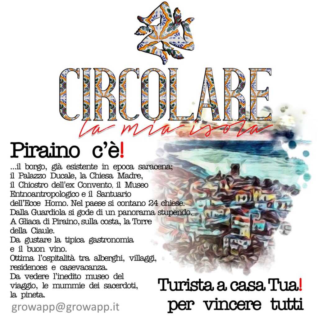 “CIRCOLARE” – Piraino c’è!