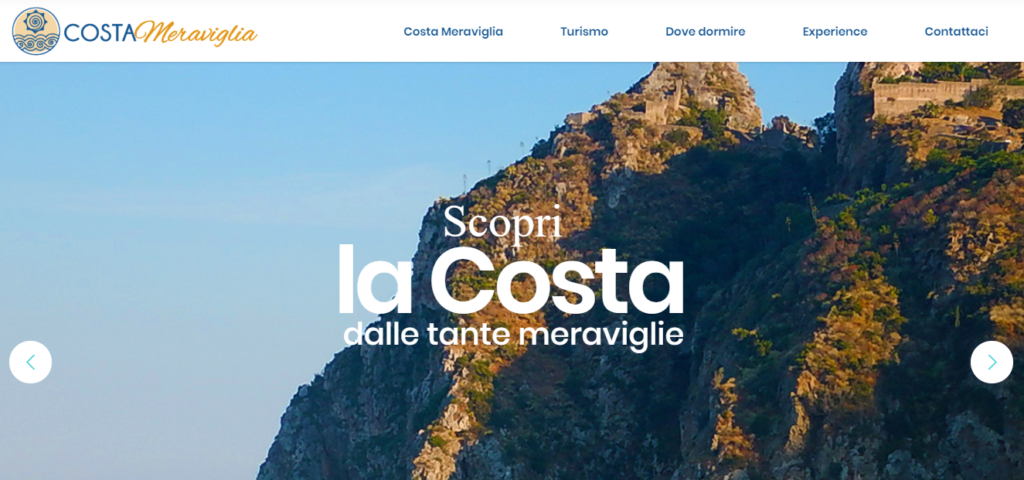 “COSTA MERAVIGLIA” E’ ONLINE – Da oggi sul portale web i turisti potranno scoprire le bellezze della fascia ionica del messinese