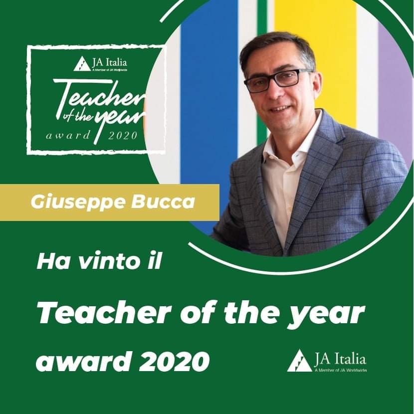 RICONOSCIMENTI – Nomina del professor Giuseppe Massimo Bucca del Majorana di Milazzo a  Ja Teacher Of The Year 2020
