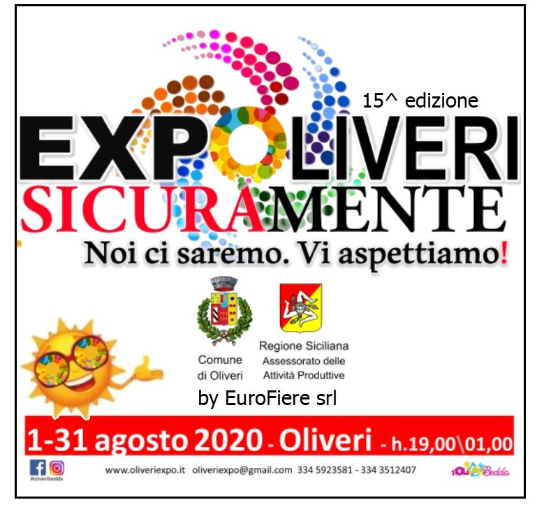 EXPO OLIVERI 2020 – Si lavora per la XV^ edizione. Un agosto pieno di novità