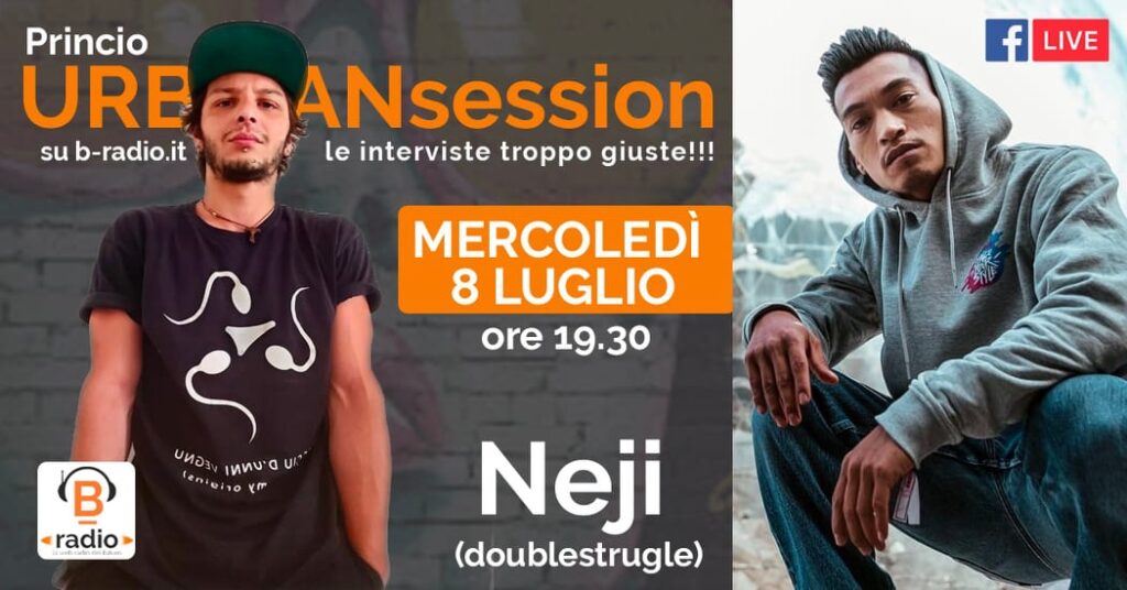 URBANSESSION – Domani continua la striscia di Simone Princiotta, ospite Neji