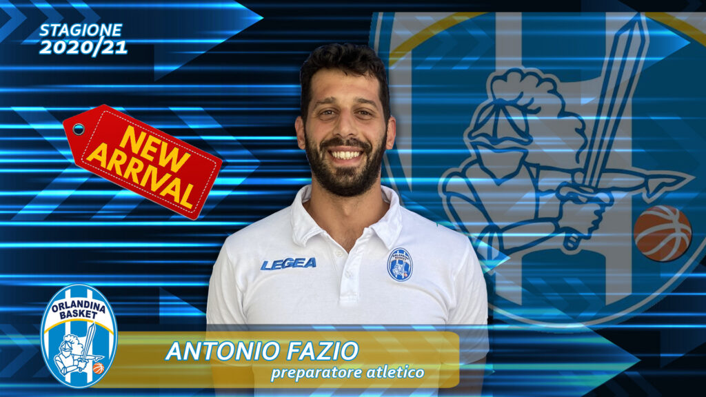 BASKET – Antonio Fazio è il nuovo Preparatore Atletico dell’Orlandina Basket
