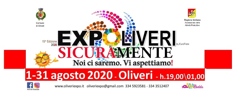 OLIVERI – ExpOliveri. Parte domani la fiera regionale in rispetto delle norme anticovid