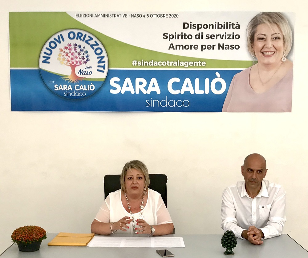 NUOVI ORIZZONTI PER NASO – Presentata la candidatura a Sindaco di Sara Caliò
