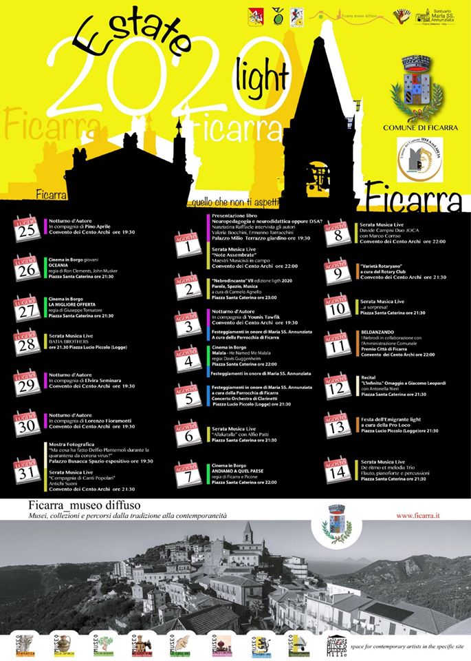 FICARRA 2020 – Ecco l’estate