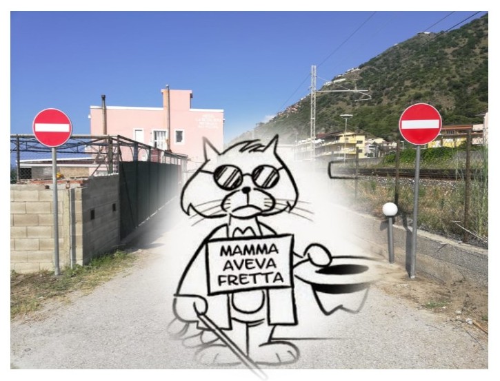 PIRAINO – Quella strada dietro la “Scogliera”