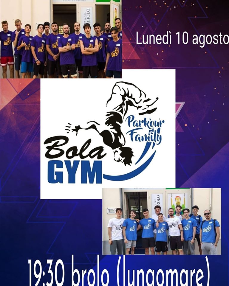BROLO D’ESTATE – Questa sera… dal Jazz al Cinema all’Arte.  Sul lungomare il Parkour