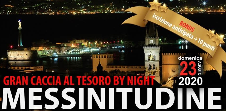 MESSINITUDINE – Domenica 23 a Messina la Grande Caccia al tesoro by night