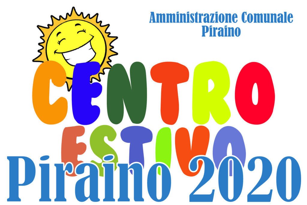 PIRAINO – Lunedì 17  agosto si avvia il Centro Estivo 2020