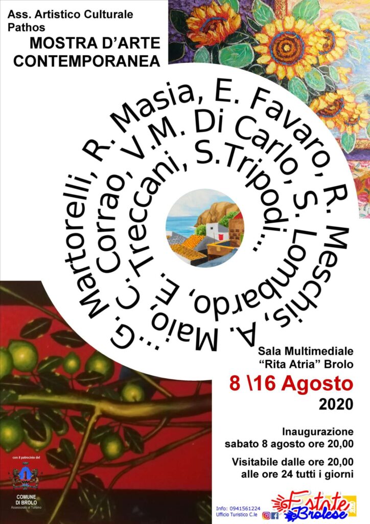 ARTE ALLA “MULTIMEDIALE” – Da sabato, a Brolo, al via la 23^ edizione della “Contemporanea” organizzata dalla Pathos