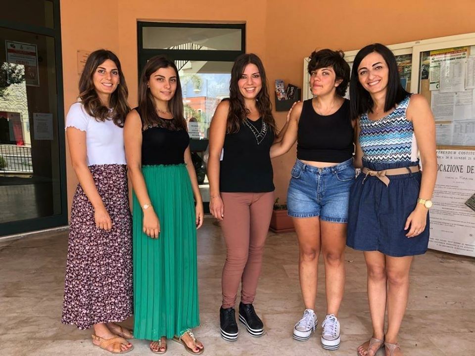 COMUNE DI PIRAINO – Per cinque giovani neolaureate completato lo stage post laurea