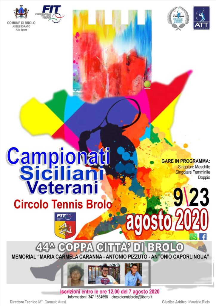 CAMPIONATI VETERANI TENNIS – Stanno andando in scena sui campi del CT di Brolo